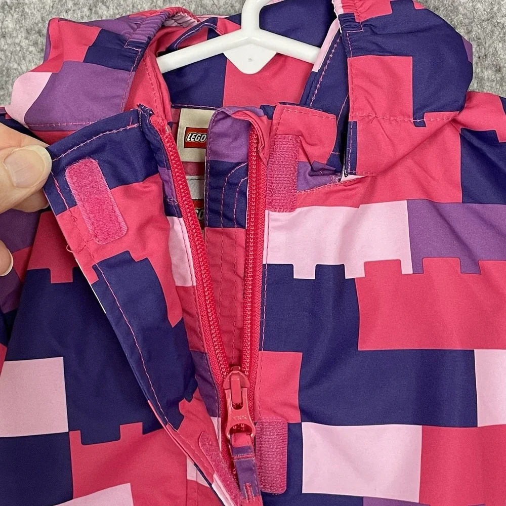 Colorful LEGO Waterproof Spring Jacket Size 18-24M‎ Removeable Hood Reflectors